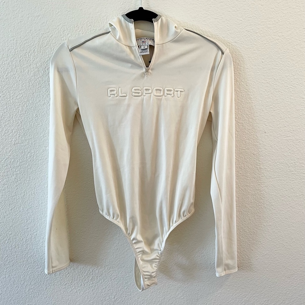 Rare Ralph Lauren Polo Sport Hooded Bodysuit